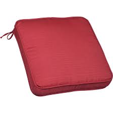 allen roth ribbon red seat cushion