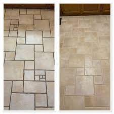 tile grout color staining in