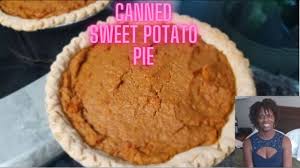 canned sweet potato pie recipe you