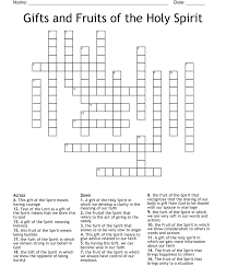 holy spirit crossword wordmint