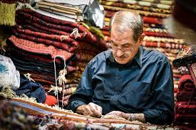 recession of hand made iranian carpets