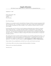 Application letter for internship architecture    cover    