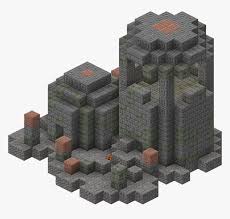 Minecraft Stone Brick Tower Hd Png