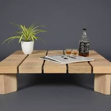 Design Wooden Coffee Table Side Table