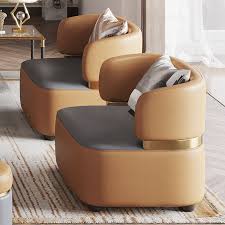 nobel design metal sofa set with gloden