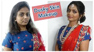 dusky skin south indian bridal makeup