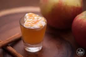 Add each ingredient except the red bull into a shot glass. Caramel Apple Pie Shot Recipe Self Proclaimed Foodie
