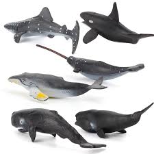 action models figurine whale ornament