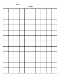 120 Chart Blank Worksheets Teaching Resources Tpt