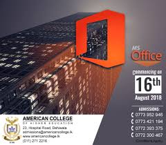 Certificate In Ms Office American College Of Higher Education