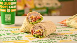 Turkey Avocado Wrap Subway gambar png