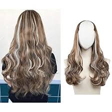 Our hair extensions length guide video will help you select the perfect length to suit your needs. Amazon Com U Part Hair Extensions For Women Full Head 24 Inch Long Curly Wave Clip In On Synthetic Hair Pieces Sarla Uh17 10h60 Beauty