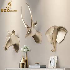 Animal Head Sculpture Decor 3d Model