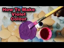 How To Make Violet Colour Violet