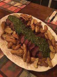 Meanwhile, stir together all chimichurri ingredients with. Homemade Beef Tenderloin Loaded With Fresh Chimichurri Sauce And Fingerling Potatoes Food