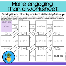 Solving Quadratic Equations By Square