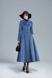 Long Wool Princess Coat Women