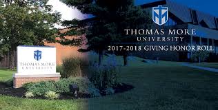 thomas more university 2017 2018 giving