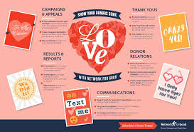 Valentine fundraising ideas come in a wide variety of shapes and forms. Happy Valentine S Day Donor Love Infographic Network For Good
