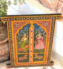 Wall Hanging Wooden Window Indian Royal