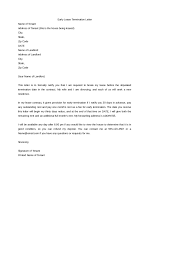 Lease Termination Letter Template Magdalene Project Org