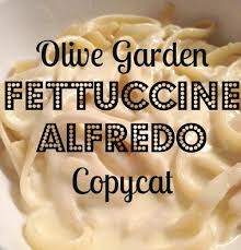 olive garden alfredo copycat recipe