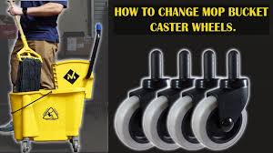 how to change mop bucket wheels you