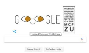 Ferdinand Monoyer 181st Birth Anniversary Google Doodle