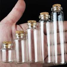 15 20ml Mini Clear Glass Bottles