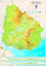 mapa de uruguay físico y o politico
