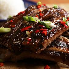 slow cooker bbq ribs with hoisin glaze
