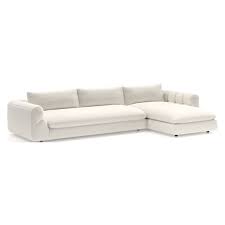 Barrel Sectional Sofa Sectional Chaise