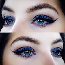 how to rock blue makeup looks blue