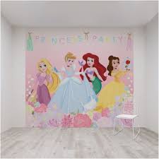 Disney Princess Party Mural Wallpaper