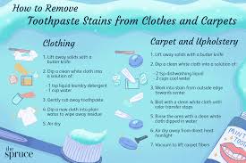 remove toothpaste stains from clothes