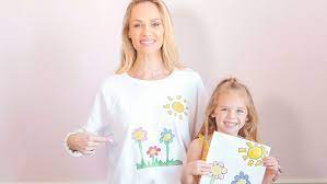 Cotton shirts can be difficult to iron well without the right technique and tools. Wear Your Kids Artwork Kids Artwork Cling Wrap Iron On Transfer Shirts Diy