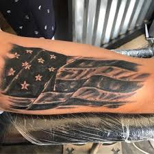 Black and white american flag tattoo free download. 85 Best Patriotic American Flag Tattoos I Love Usa 2019