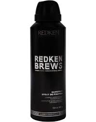 Guys and hair spray are not two words you hear together all the time but who cares? Redken Brews Hairspray For Men With Strong Hold Redken