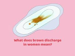 what s does that brown discharge before