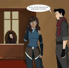 Writerleft — Could I request Korra walking out of Asami's...