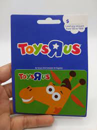 toys r us gift card geoffrey giraffe