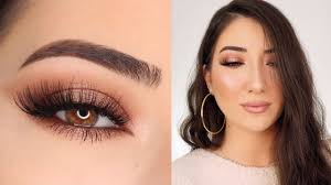 soft brown halo smokey eye makeup