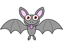 A more uncommon cartoon style, since in general cartoon drawing tends to simplify shapes, the realistic cartoon art style tends to add details and keep shapes very in line with reality. Cartoon Bat Step By Step Drawing Lesson How To Draw Cartoons