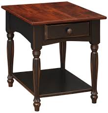 Cecil Real Wood End Table Countryside