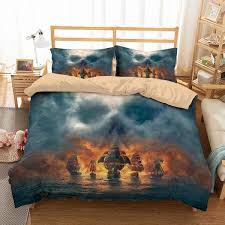 pirate ship duvet cover and pillowcase