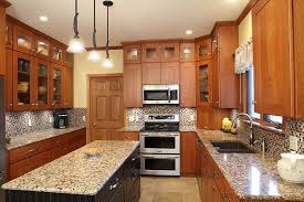 cherry wood cabinets kitchen refacing