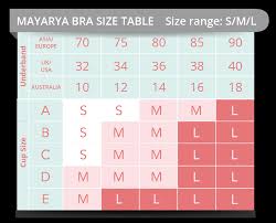 Asian Bra Size Chart To Us Chart 2019