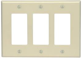 Get it as soon as wed, jan 13. Leviton 80611 I 3 Gang Decora Gfci Device Wallplate Ivory Switch Plates Amazon Com