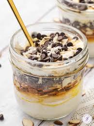 almond joy yogurt parfaits belly full