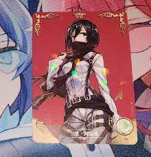 Goddess Story Doujin ShatterFoil R Card - Attack on Titan Mikasa Ackerman |  eBay
